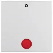 Nieuw in het assortiment | Berker 16241909 S.1/B.3/B.7 Wip met opdruk "0"en lens polarwit mat