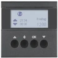 Berker 85741185 S.1/B.3/B.7 Schakelklok-opzetmodule jaloeziebediening antraciet mat | Online bestelbaar