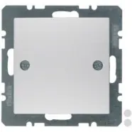 Berker 10091414 S.1/B.3/B.7 Blindplaat zonder spreidklemmen opschroefbaar aluminium mat | Laatste dagen