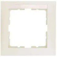 Berker 10118912 S.1 Afdekraam met tekstveld 1-voudig crème-wit/elektrowit | Veilige betaling
