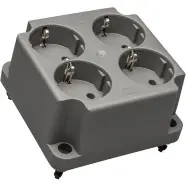 ABB HAF 3640W4 S Hafobox Deksel t.b.v. 3640 met 4-voudige WCD Grijs | Nieuw