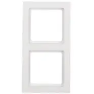Aanbieding loopt bijna af - Berker 10126099 Q.3 Afdekraam 2-voudig, polarwit soft-finish