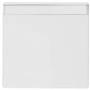 Outlet | Berker 16266089 Q.1/Q.3/Q.7 Wip met tekstveld opdruk polarwit soft finish
