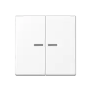 Bestelbaar - Jung HOME BT A 17102 WWM Taster 2-voudig Sneeuwwit mat