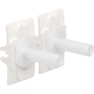 Zolang de voorraad strekt - Niko 154-57002 Set voor tweevoudige schakelfuncties Toggle Steel white coated