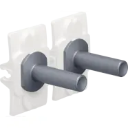 Alleen deze week | Niko 226-57002 Set voor tweevoudige schakelfuncties Toggle Alu blue grey