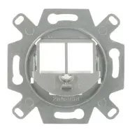 Busch Jaeger 0219/14 Communication adapter Keystone Modular Jack 2-voudig | Gratis retourneren