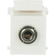 Rechtstreeks van de fabrikant - Busch Jaeger 0229/42 Keystone Module Mini-Audio connector Wit