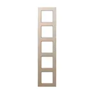 Direct kopen | Jung A 5585 BF CH A range A 550 Afdekraam 5-voudig Champagne