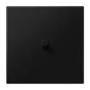 Actieprijs - Jung AL 12-0 SWM R 08 Afdekking met tuimelhevel "cilinder" 1 tuimelhevel LS 1912 range Zwart mat (aluminium gelakt)