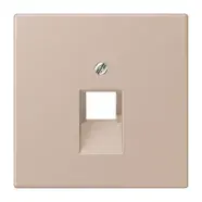 Zolang de voorraad strekt | Jung LC 969-1 UA 240 Afdekking voor IAE/UAE-aansluitdozen 1 x 8-pole LS 990 ombre brûlée claire (32131)