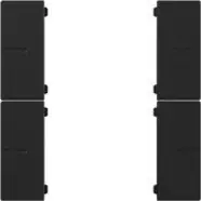 Gira 5018005 Wippenset 2-voudig voor tastsensor 4.55 Plus Zwart mat - Topproduct