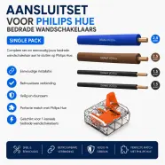Aansluitset voor Philips Hue Bedrade wandschakelaarmodule | Expreslevering