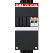 ABB 1SPF006962F0110 Hafonorm HA1F Installatiekast met fornuisgroep 1-fase 16A Zwart | Topproduct
