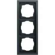 Gira 021373 F200 Afdekraam 3-voudig Antraciet - Spoedlevering