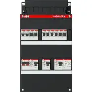 ABB 1SPF006907F0750 Hafonorm HAD333332-222FT+H42 Geassembleerde groepenkast 1-fase 40A 9 groepen Zwart | Aanbieding loopt bijna af