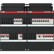 ABB 1SPF006907F2797 Hafonorm HE-H44.C11-22.22-0.34.34.34T Groepenkast 3-fasen 40A 12 groepen Zwart - Veel gekozen
