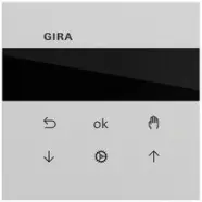 Extra korting - Gira 536676 System 3000 jaloezie- en schakelklok Display System 70 Grijs mat