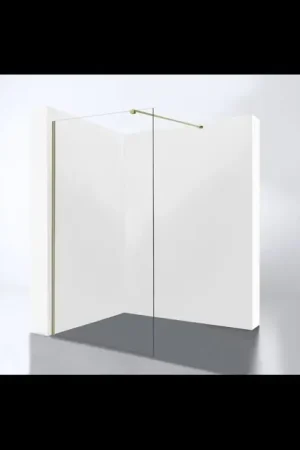 Best-design ‘Dalis-500-Nancy‘ inloopdouche NANO 8mm glas mat-goud - Nu kopen