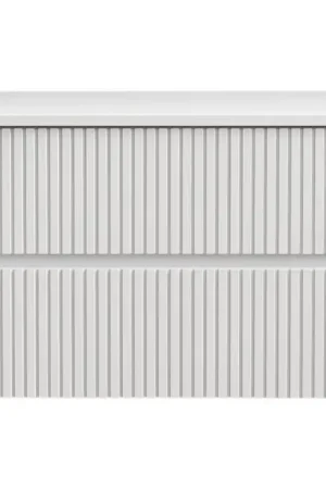 Zojuist toegevoegd | Badmeubel moyex 80cm met verticale 3D-front wit