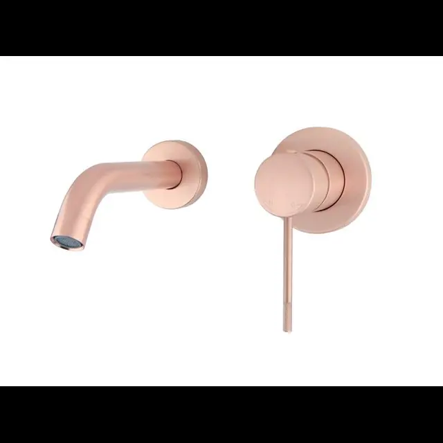 Best-design "Lyon-Decorata" inbouw-wandmengkraan uitl=20cm ros�-mat-goud | Prijsverlaging