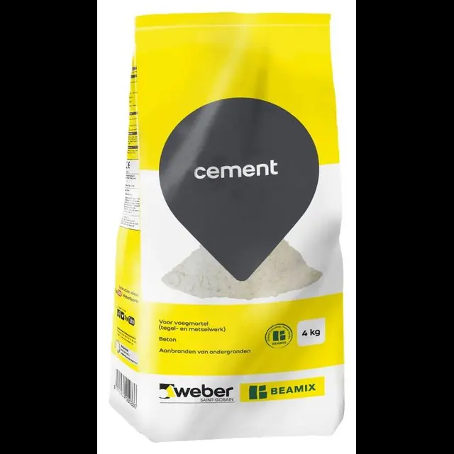 Actieprijs | Weber Cement Grijs - 4 Kg