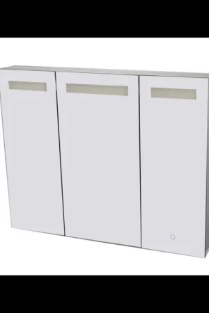 Best-design "Aluma" luxe spiegelkast incl. LED verlichting 100x80cm - Favoriet van klanten