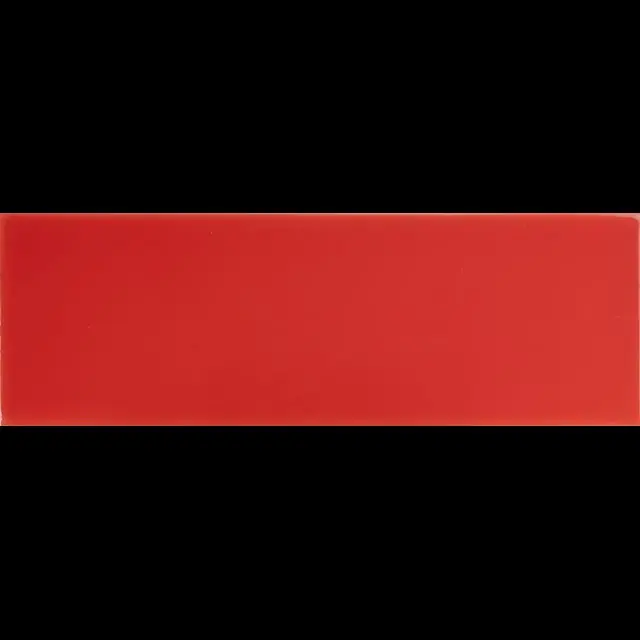 Wees er snel bij | Tegels Plain Glans Rojo 10x20cm