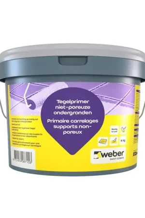 Weber Tegelprimer Niet Poreuze Ondergronden 4Kg | Scherp geprijsd