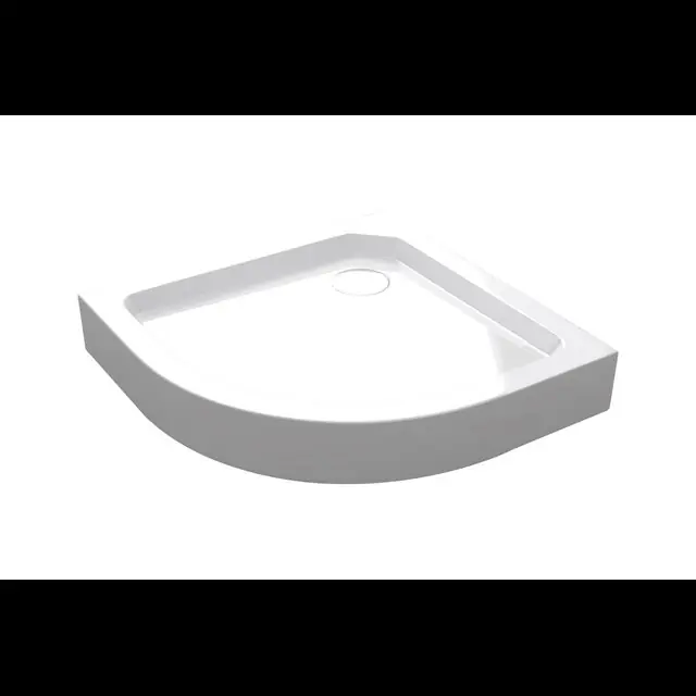 Actie - Best-design "Project" opbouwdouchebak 1/4 rond 90x90x14 cm R=550