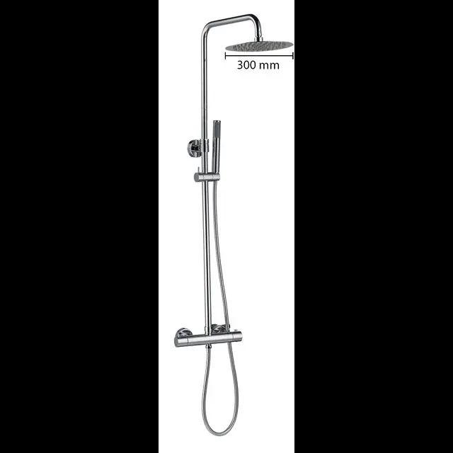 Aanbieding - Best-design "Paris-300" thermostatische regendouche-opbouwset