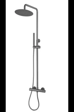 Best-design "Moya-300" thermostatische regendouche-opbouwset Gunmetal | Bestel nu