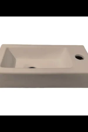 Best-design "Farnetta" fontein Rechts 37 x 18 x 9 cm mat-khaki - Scherp geprijsd