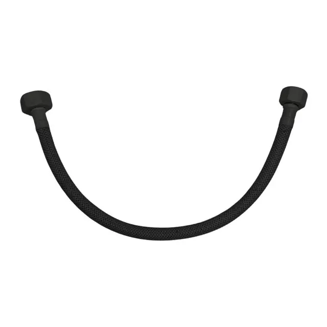 Net gelanceerd | Best-design "Nero" Flexibele aansluitslang 35 cm 1/2" x 3/8" Mat-zwart