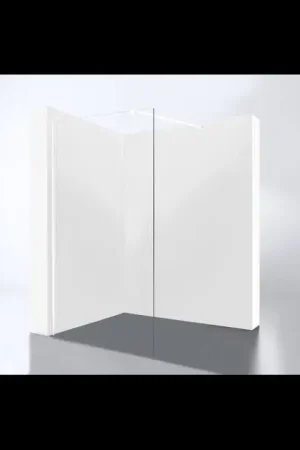Best-design ‘Dalis-700-White‘ inloopdouche NANO 8mm glas mat-wit - Hoge kwaliteit
